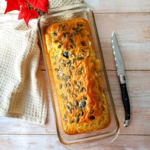 Cake classique jambon olives et feta