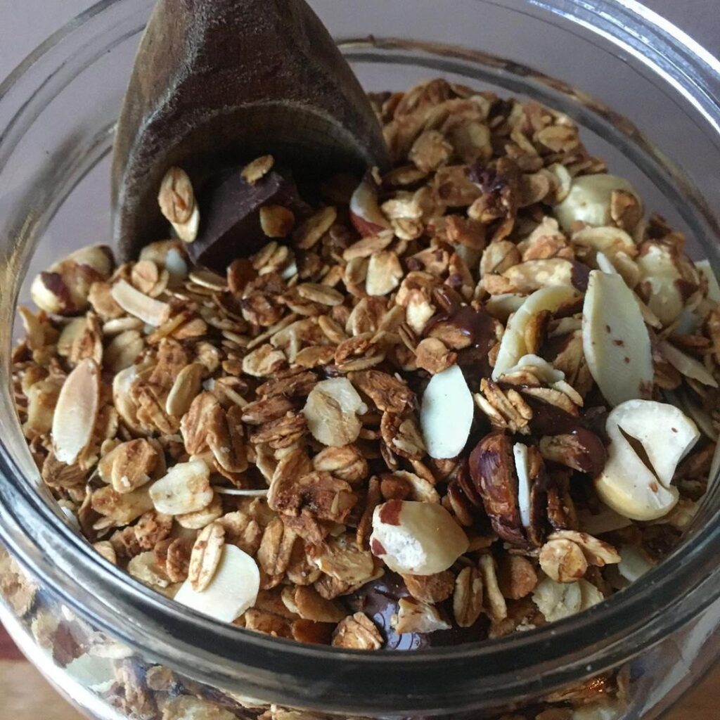 Granola au chocolat et aux oléagineux