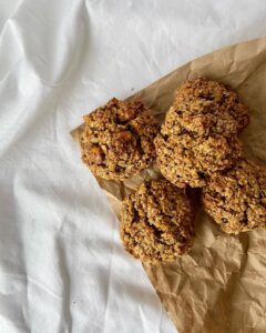 Cookies aux flocons d&rsquo;avoine et au thé chaï