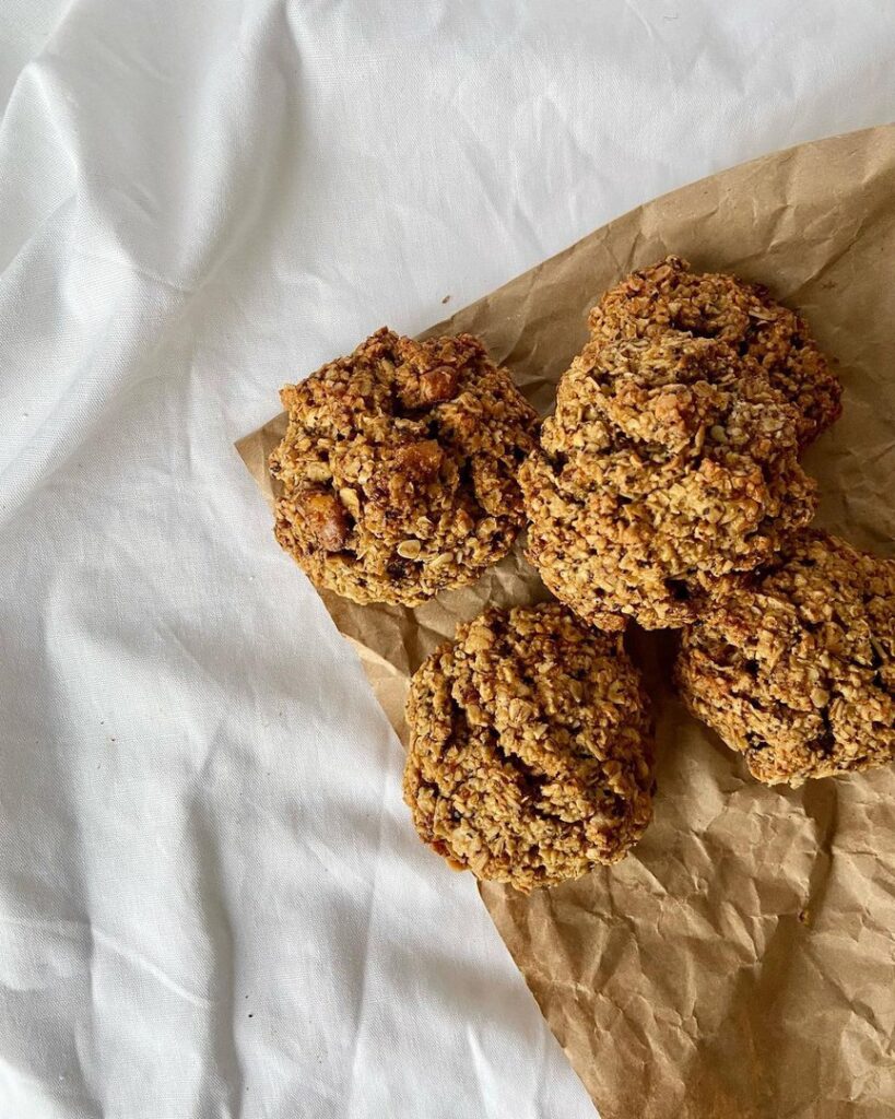 Cookies aux flocons d&rsquo;avoine et au thé chaï