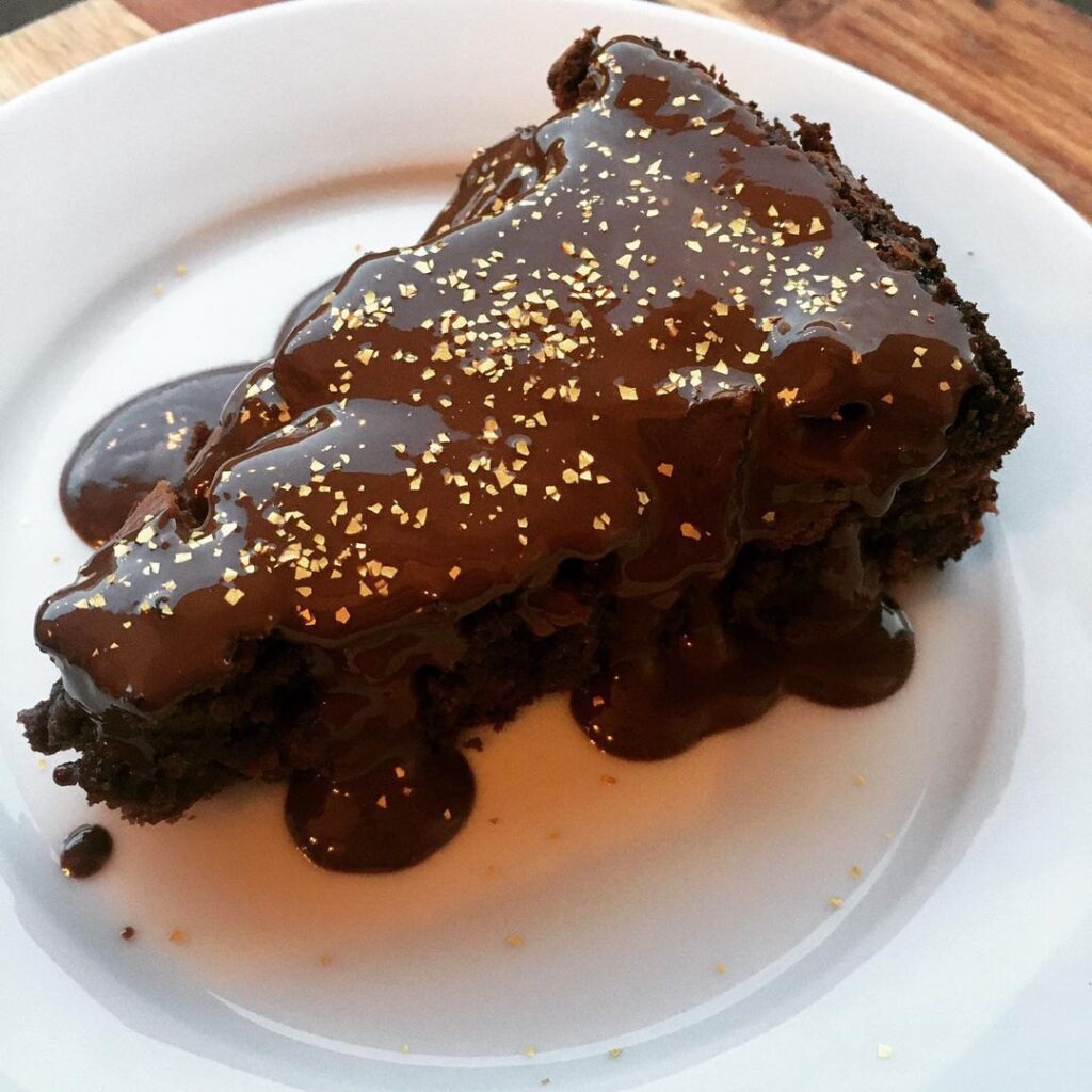 Gâteau chocolat et lemon curd