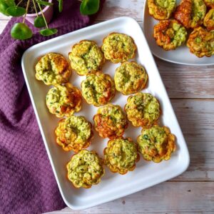 Mini quiches de courgettes légère au robot