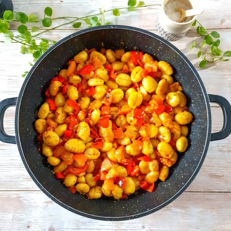 Gnocchis aux tomates et poivrons Gnocchis aux tomates et poivrons