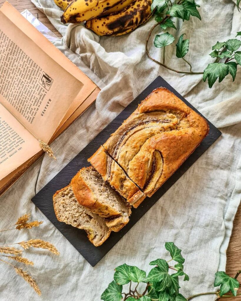 Banana bread avec du rhum et de l&rsquo;anis