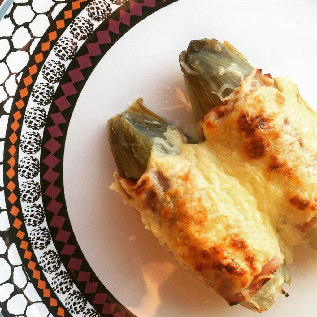 Gratin d&rsquo;endives au jambon