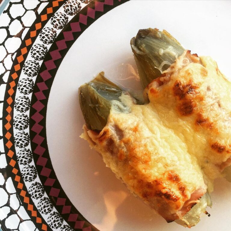 Gratin d&rsquo;endives au jambon