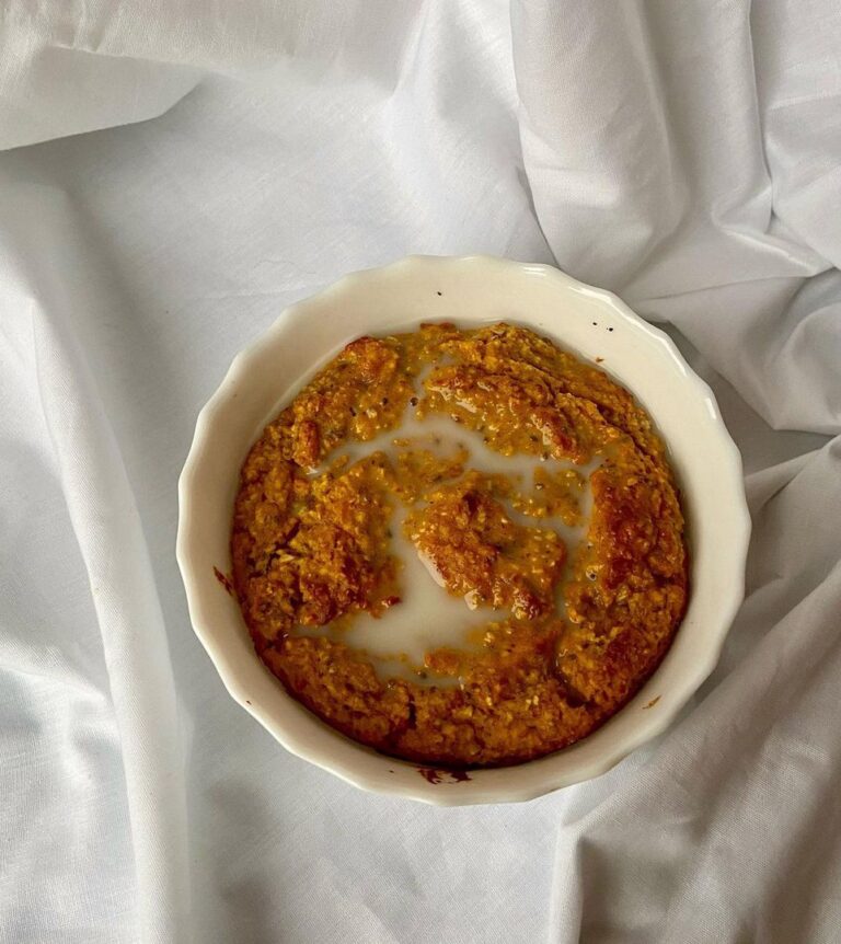 Pumpkin baked oats
