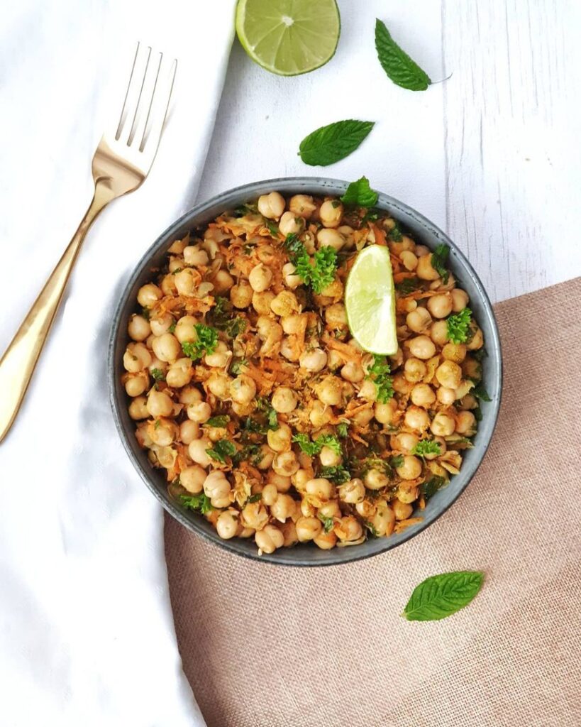 Salade de pois-chiches à la libanaise