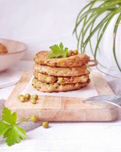 Galettes de thon au citron, persil – menthe