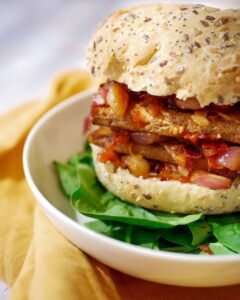 Burger vegan au tofu