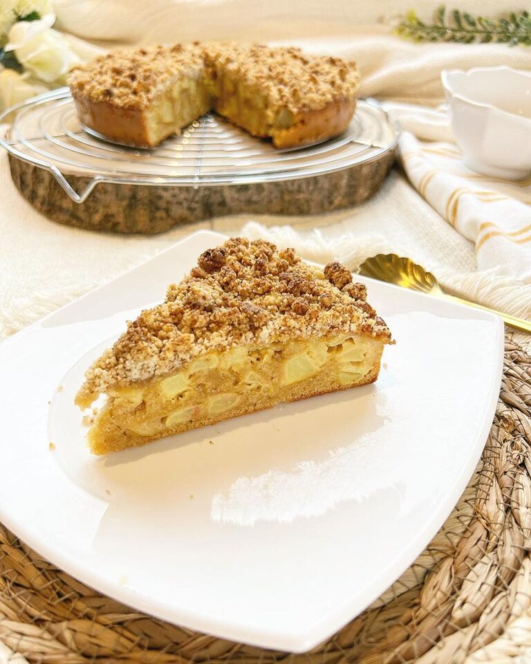 Streusel léger pommes et crumble noisettes Streusel léger pommes et crumble noisettes