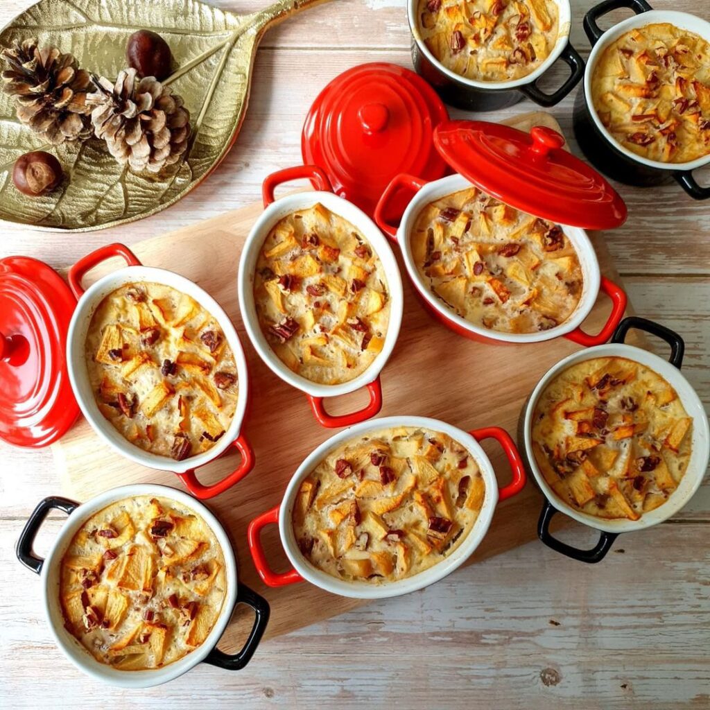 Clafoutis aux pommes et sirop d&rsquo;érable