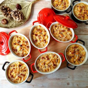 Clafoutis aux pommes et sirop d&rsquo;érable