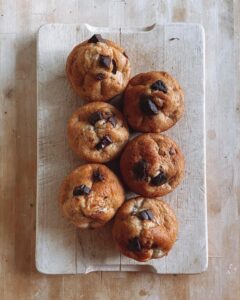 Muffins choco-banane