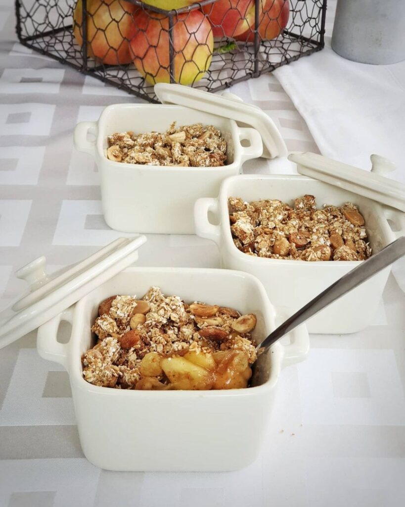 Crumble pommes – figues