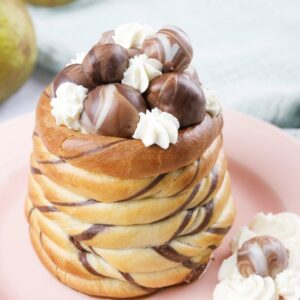 Birnen Brioche