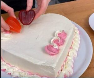 Red Velvet Jello Heart