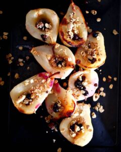 Poires au four