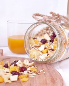 Muesli coco, cranberries – chocolat blanc