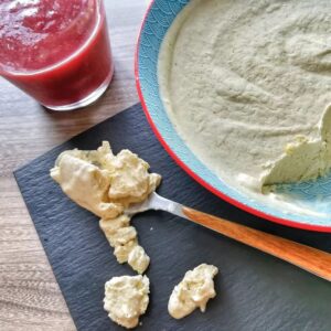 Mousse glacée à la vanille
