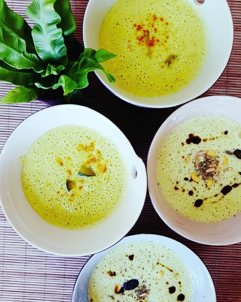 Soupes froides de courgettes Soupes froides de courgettes