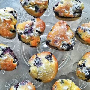 Muffins myrtilles citron