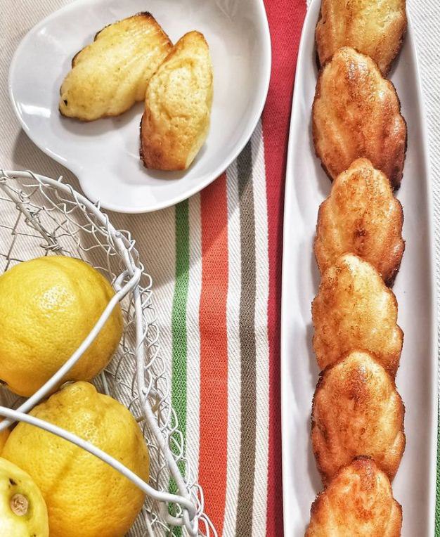 Petites madeleines au citron