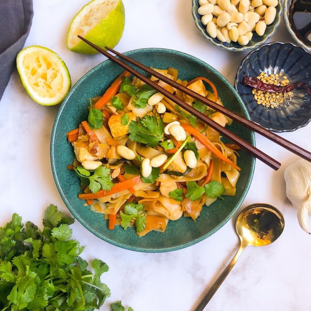 Pad thai aux nouilles de riz