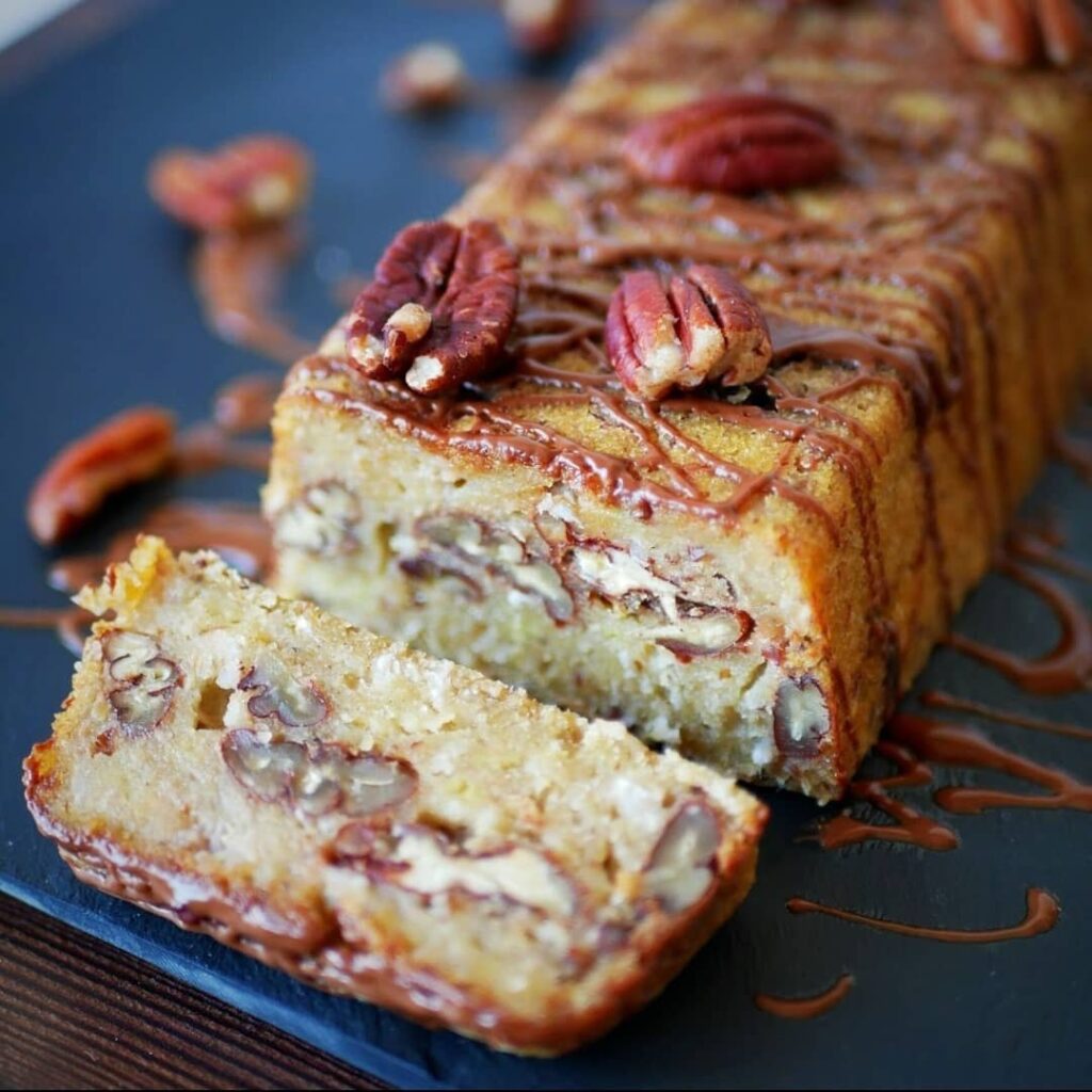 Gâteau banane-pécan-érable bien moelleux