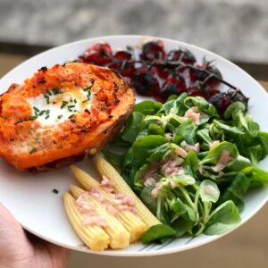 Patate douce farcie