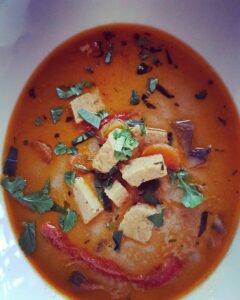 Curry rouge au tempeh Curry rouge au tempeh