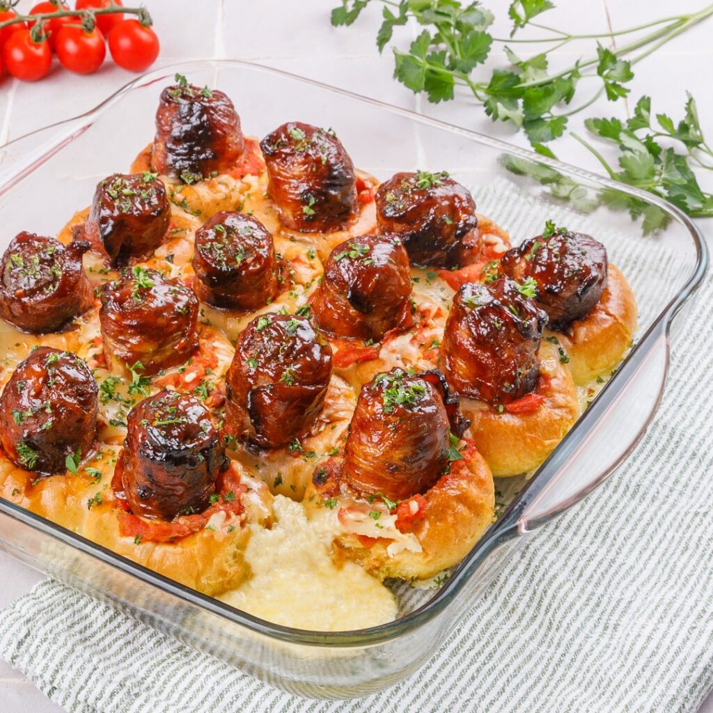 Garlicky Meatball Sliders