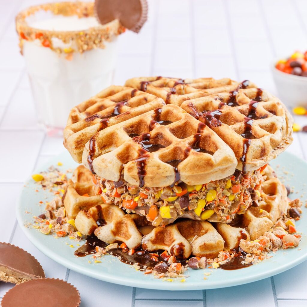 Reese’s Waffle Sandwich