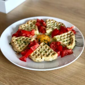 Gaufres aux courgettes