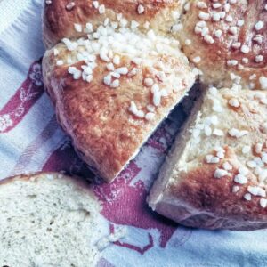 Brioche à la fleur d’oranger et pépites de sucre