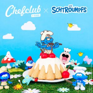 Le gâteau du Schtroumpf Pâtissier