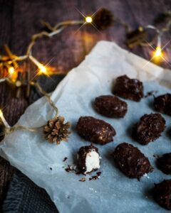 Petites barres au chocolat et noix de coco