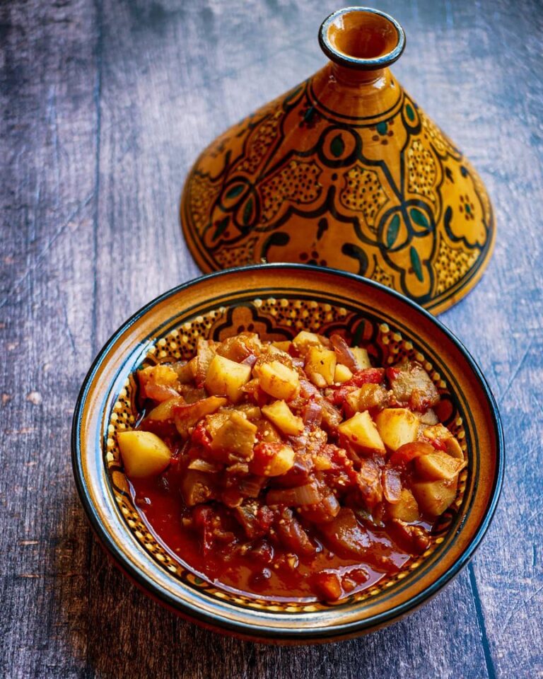 Tajine aux aubergines Tajine aux aubergines