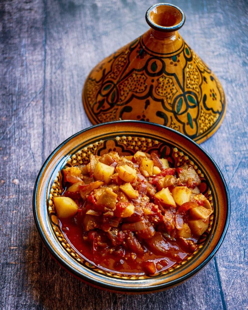 Tajine aux aubergines