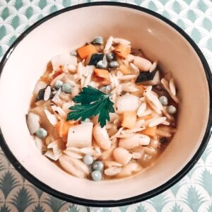 Soupe Minestrone aux haricots blancs