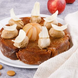 Torta de panquecas de maçã