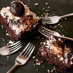 Gâteau au chocolat et à la noix de coco