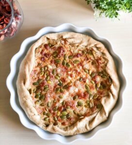 Tarte au thon et à la moutarde Tarte au thon et à la moutarde