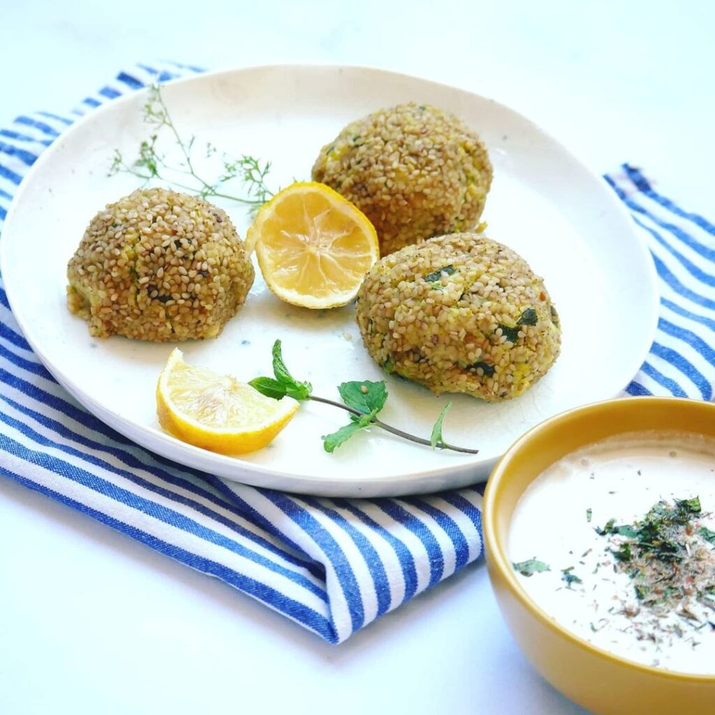 Boulettes de pois chiches – courgette