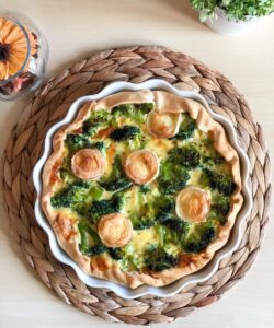 Tarte au brocolis et au thon