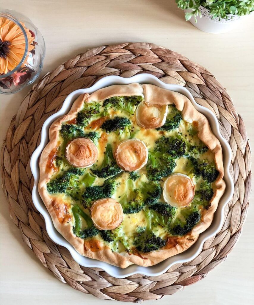 Tarte au brocolis et au thon