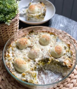 Gratin d’œufs durs aux poireaux et riz Gratin d’œufs durs aux poireaux et riz
