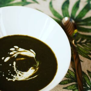 Velouté de cresson à la crème d’amandes Velouté de cresson à la crème d’amandes