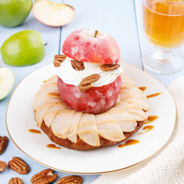Beignet pomme givrée Beignet pomme givrée