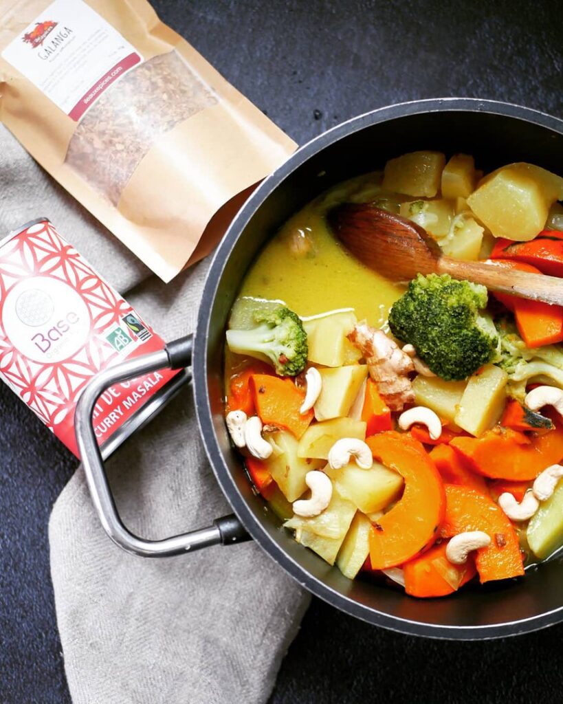Curry végétal